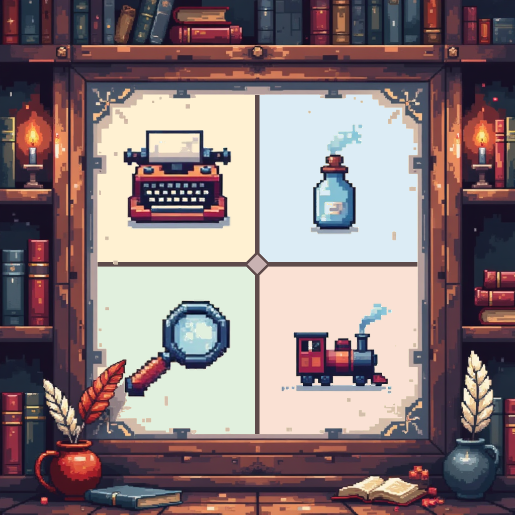 Mystery Guest clue board